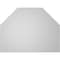 Ekena Millwork Octagonal Top Surface Mount PVC Gable Vent w/ 3-1/2"W x 1"P Standard Frame, 24"W x 18"H GVPOT24X1801SN - alternate 4